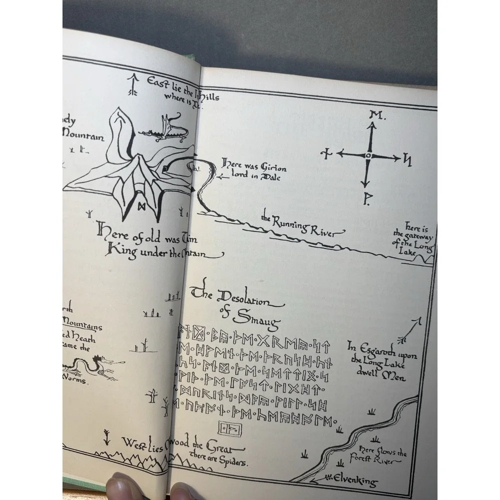 The Hobbit by J.R.R. Tolkien, 27th Printing with Map